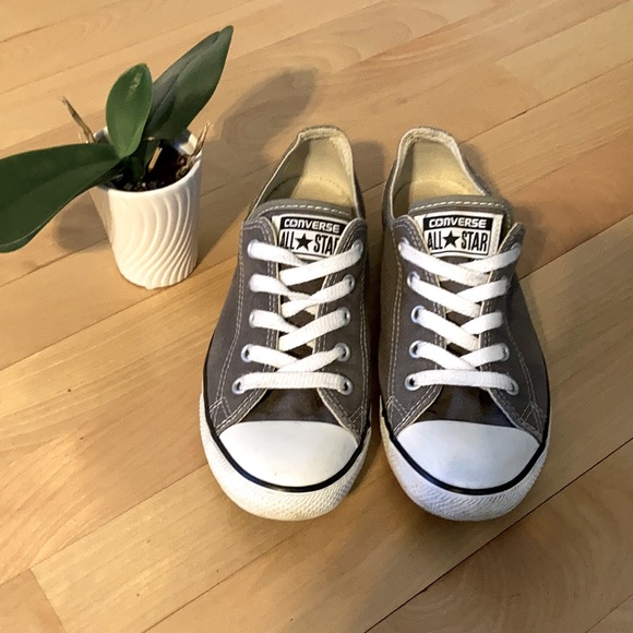 Grey Converse All Stars - Picture 1 of 3